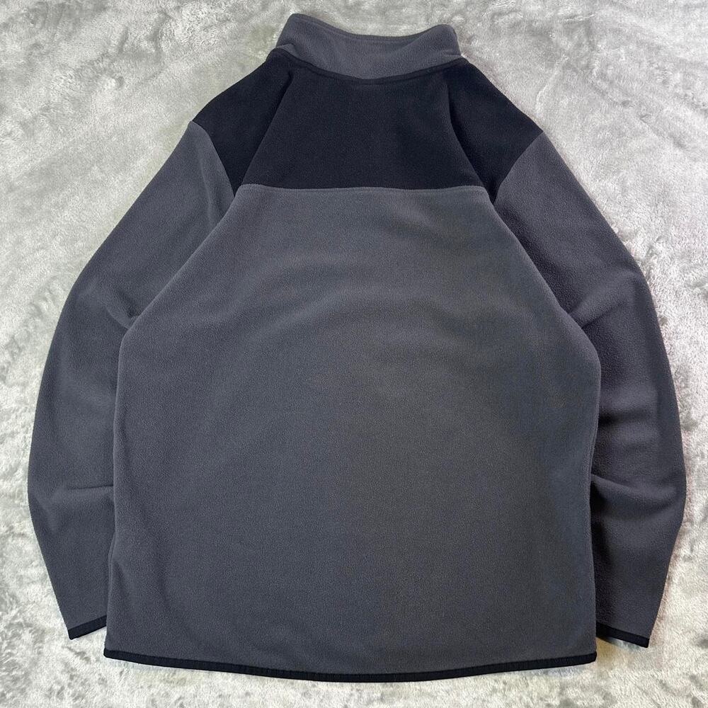 The North Face Womens Large Gray Snap Pullover Fleece Jacket Outdoor - Picture 2 of 6